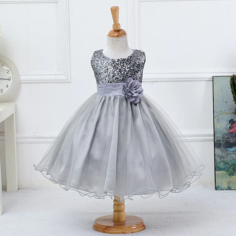 Summer Flower Girls Dress For Wedding And Party Infant Princess Girl Dresses Toddler Costume Baby Kids Clothes Robe Fille Z2 - Image 4