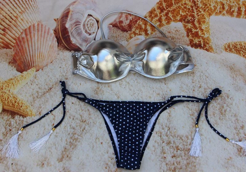 Women Bikini Sexy Padded Top Swimsuit Bikinis Sets Push Up Swimwear Women Biquini Beachwear Bathing Suit - Image 9