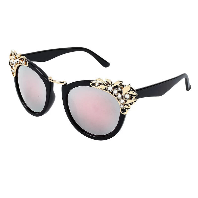 Women Luxury Sunglasses Jewelry Flower Rhinestone Decoration Sun Glasses Vintage Shades Eyewear - Image 5