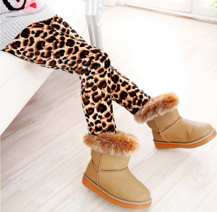 Winter Girls Leggings Children Kids Pants Plus Velvet Thick Warm Pants Kids Trousers Children's Clothing Bobo Choses - Image 15