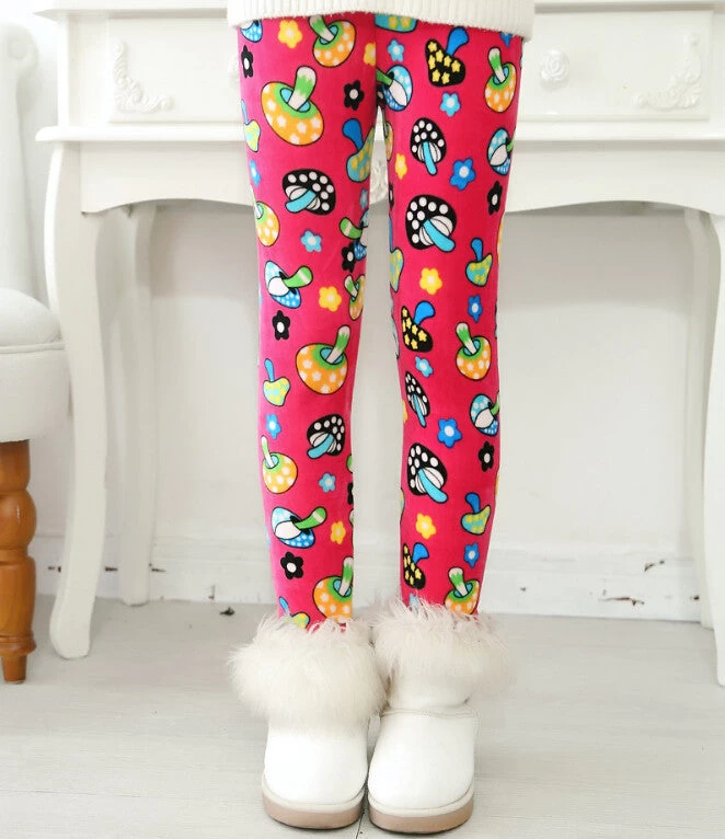 Winter Girls Leggings Children Kids Pants Plus Velvet Thick Warm Pants Kids Trousers Children's Clothing Bobo Choses - Image 4