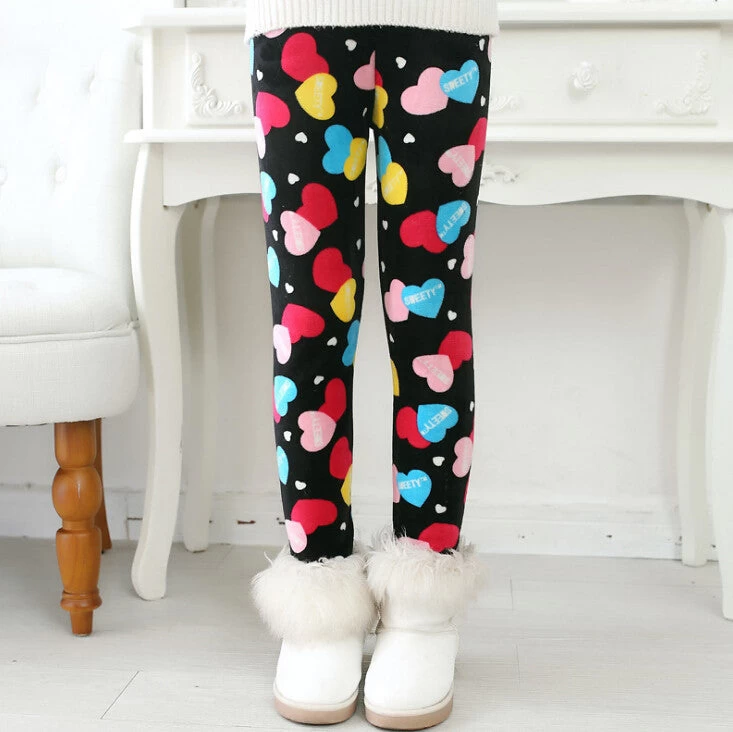 Winter Girls Leggings Children Kids Pants Plus Velvet Thick Warm Pants Kids Trousers Children's Clothing Bobo Choses - Image 16