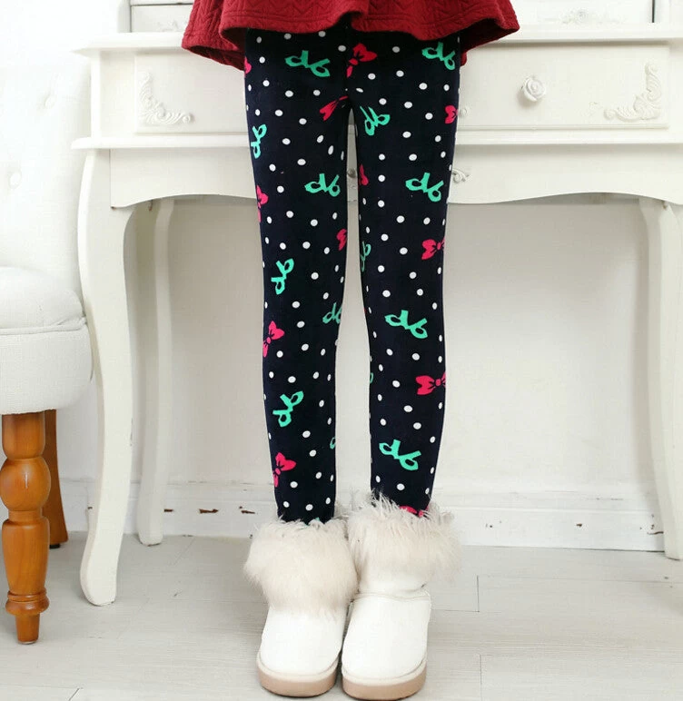 Winter Girls Leggings Children Kids Pants Plus Velvet Thick Warm Pants Kids Trousers Children's Clothing Bobo Choses - Image 20