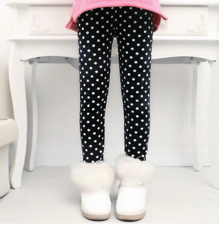 Winter Girls Leggings Children Kids Pants Plus Velvet Thick Warm Pants Kids Trousers Children's Clothing Bobo Choses - Image 10