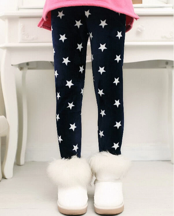 Winter Girls Leggings Children Kids Pants Plus Velvet Thick Warm Pants Kids Trousers Children's Clothing Bobo Choses - Image 19