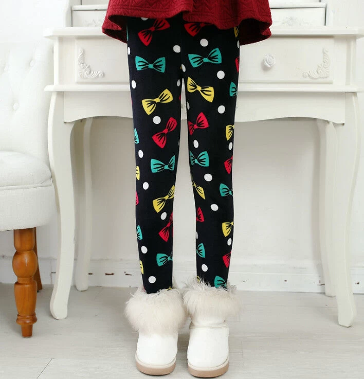 Winter Girls Leggings Children Kids Pants Plus Velvet Thick Warm Pants Kids Trousers Children's Clothing Bobo Choses - Image 7