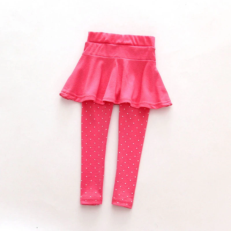 6Colors Toddler Cozy Pantskirt Girl Wool Culotte Kids Child Legging Trousers - Image 3