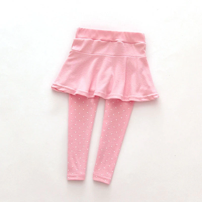 6Colors Toddler Cozy Pantskirt Girl Wool Culotte Kids Child Legging Trousers - Image 6