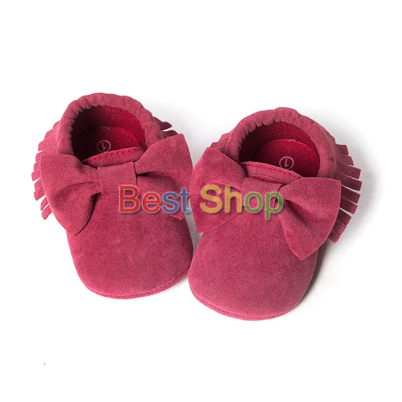 Cute Butterfly-knot Tassels Baby Moccasin Quality Infant Babies First Walkers Born Footwears Indoor Boots - Image 7
