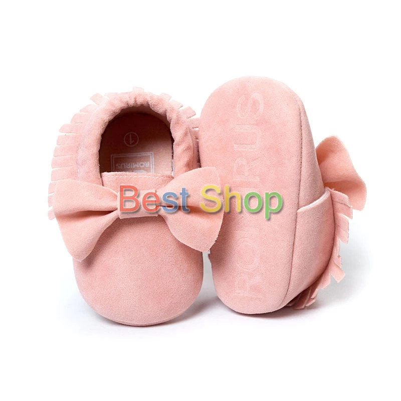 Cute Butterfly-knot Tassels Baby Moccasin Quality Infant Babies First Walkers Born Footwears Indoor Boots - Image 3