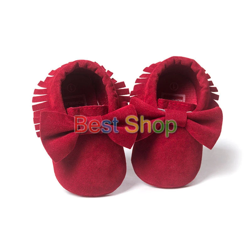 Cute Butterfly-knot Tassels Baby Moccasin Quality Infant Babies First Walkers Born Footwears Indoor Boots - Image 6