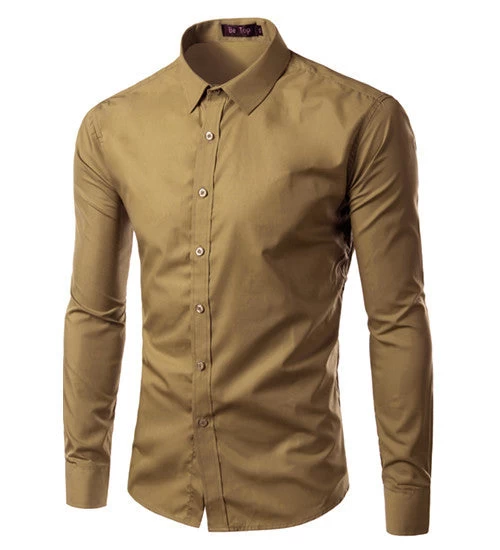 Dress Shirts Mens Striped Shirt Slim Fit Chemise Homme Long Sleeve Men Shirt Heren Hemden Slim Camisa Masculina - Image 9