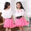 Baby Girls Summer Dresses With Bow Belt Children's Clothing Flower Girls Casual Dress Vestidos Infantis
