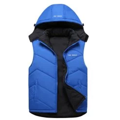 Men Sleeveless Jacket Winter Casual Down Vest Cotton-padded Slim Men's Vest Thickening Waistcoat