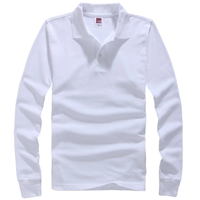 Men Polo Hombre Shirt Mens Fashion Collar Shirts Long Sleeve Casual Camisetas Masculinas Plus Size S-XXXL Polos Sweatshirt - Image 8