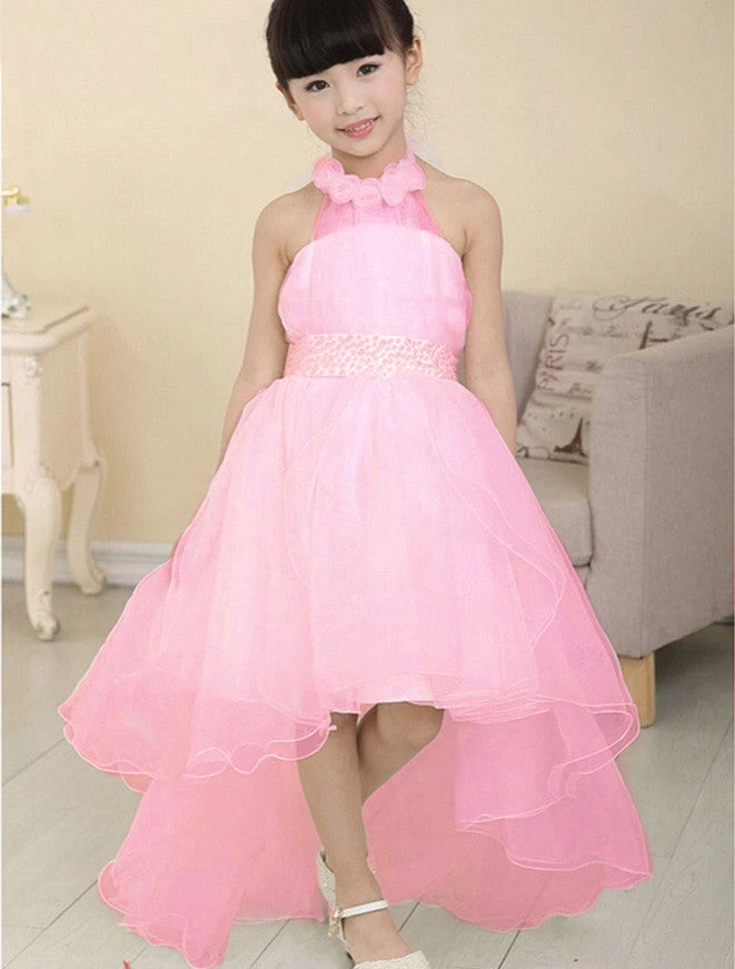 Summer Baby Girls Party Dress Evening Wear Long Tail Girls Clothes Elegant Flower Girl Dress Kids Baby Dresses - Image 3