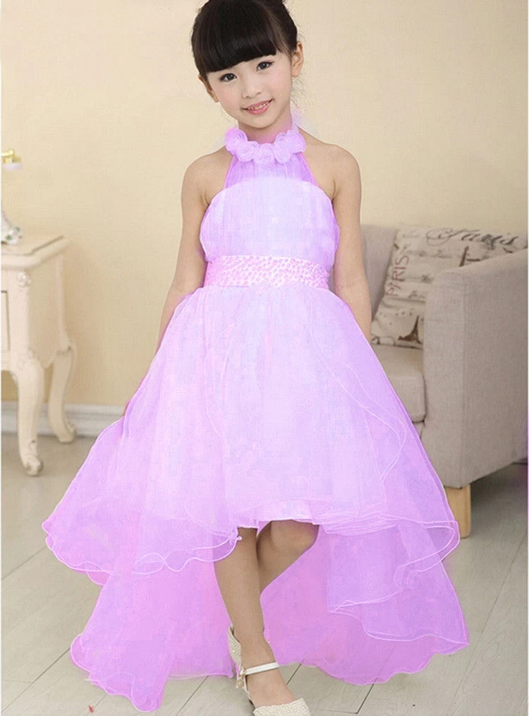 Summer Baby Girls Party Dress Evening Wear Long Tail Girls Clothes Elegant Flower Girl Dress Kids Baby Dresses - Image 8