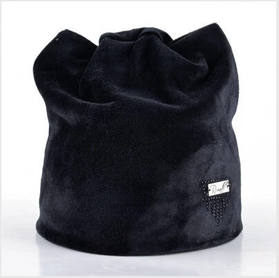 Winter Hats For Woman Beanies Flannel Cute Hat Girl Autumn Beanie Caps Warmer Bonnet Ladies Casual Cap - Image 2