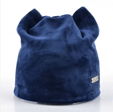 Winter Hats For Woman Beanies Flannel Cute Hat Girl Autumn Beanie Caps Warmer Bonnet Ladies Casual Cap - Image 4