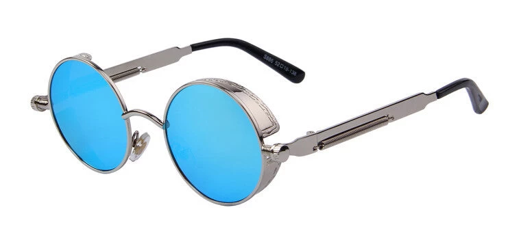 MERRY'S Vintage Women Steampunk Sunglasses Design Round Sunglasses Oculos De Sol UV400 - Image 9