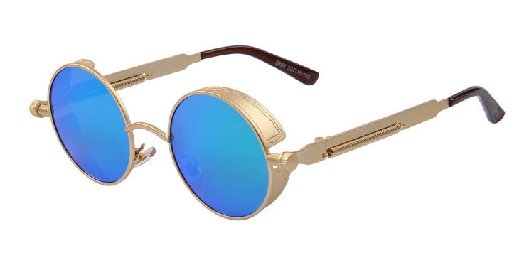 MERRY'S Vintage Women Steampunk Sunglasses Design Round Sunglasses Oculos De Sol UV400 - Image 4