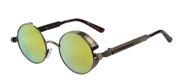 MERRY'S Vintage Women Steampunk Sunglasses Design Round Sunglasses Oculos De Sol UV400 - Image 8