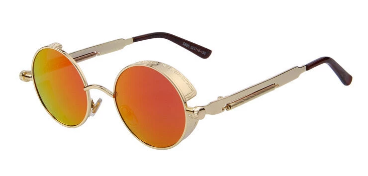 MERRY'S Vintage Women Steampunk Sunglasses Design Round Sunglasses Oculos De Sol UV400 - Image 5