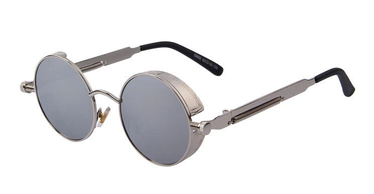 MERRY'S Vintage Women Steampunk Sunglasses Design Round Sunglasses Oculos De Sol UV400 - Image 7