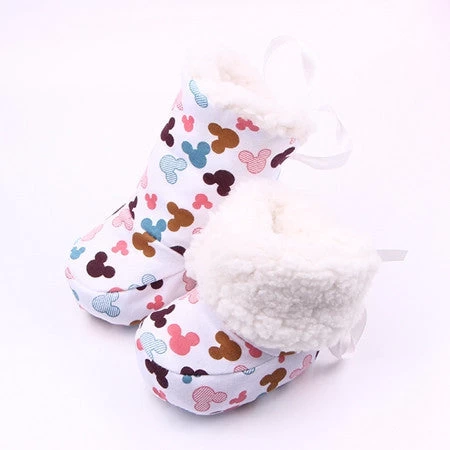 Fashion Winter Baby Boys Girls Cotton Shoes Plush Warm Shoes First Walkers Boots For 0-12 Months - Image 7