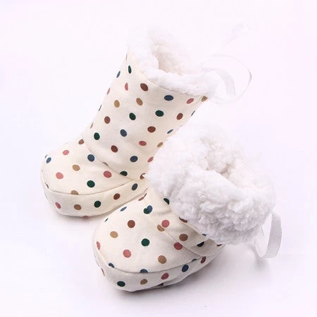 Fashion Winter Baby Boys Girls Cotton Shoes Plush Warm Shoes First Walkers Boots For 0-12 Months - Image 4