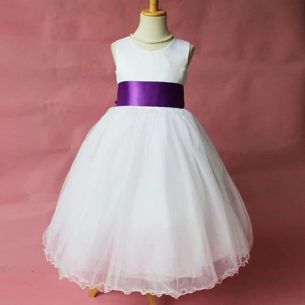 Flower Girl Petals Dress Children Bridesmaid Toddler Elegant Dress Pageant Wedding Bridal Dress - Image 11