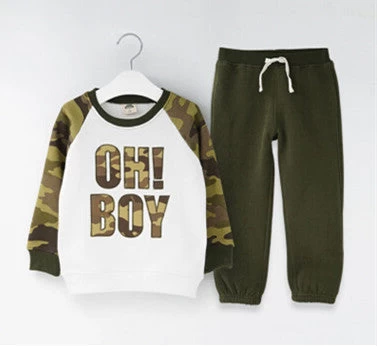 Cotton Children Set Autumn Boys Clothes Swan Boy Character Set Boys Kids Jacket Tracksuit Pants+t Shirts - Image 3