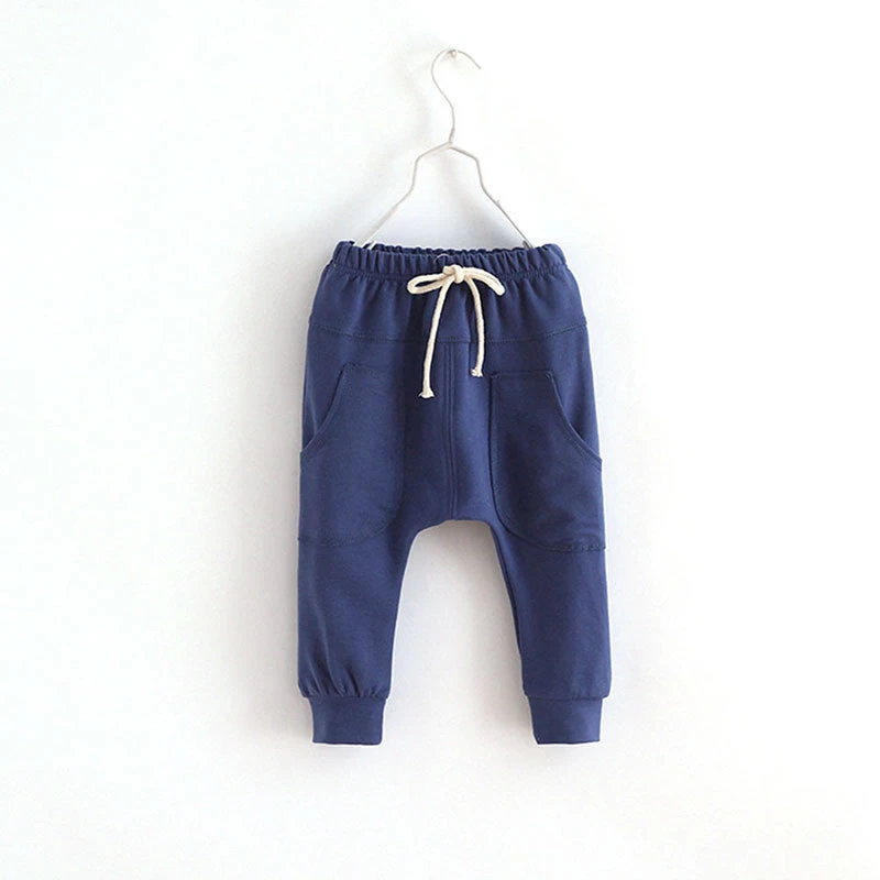 Toddler Child Jersey Harem Pants Baby Boy Bottoms Girl Elastic Trousers 2-7Y - Image 4