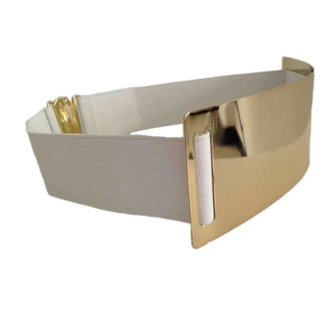 Designer Belts For Woman Gold Silver Belt Classy Elastic Ceinture Femme 3 Color Belt Ladies Apparel Accessory - Image 4