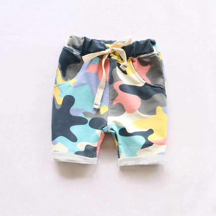 Summer Fashion Children's Clothing Kids Boy Camouflage Army Harem Shorts Pants Sport Camo Cargo Cross Trousers - Image 3