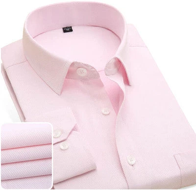 Mens Casual Shirts Fashion Long Sleeve Printed Male Plus Size Formal Business Polka Dot Floral Men Dress Shirt - Image 10