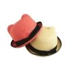 Kids Straw Hats Fedora Hat Children Beach Sun Baby Ear Vintage Baby Boy And Girl Wide Brim Floppy Panama