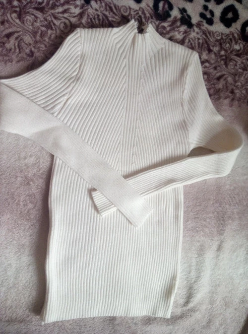 Women's Turtleneck Knitted Sweaters 6 Colors One Size Sweater Women Pull Femme Turtleneck Sweater Women - Image 7