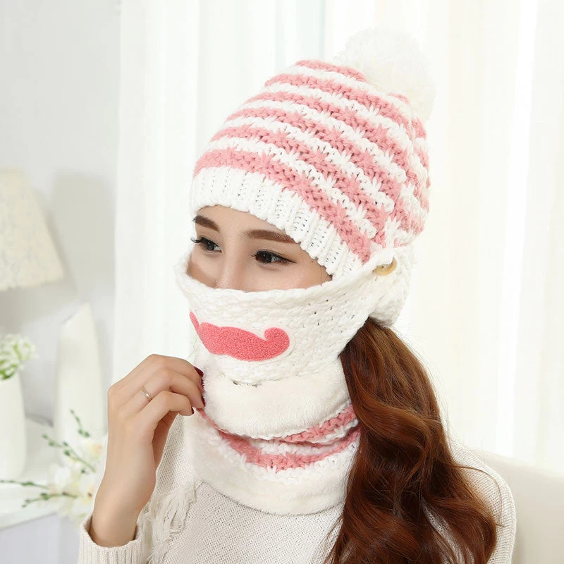 Men Warm Hats Beanie Hat Winter Knitting Wool Hat For Unisex Caps Lady Beanie Knitted Caps Women's Hats Outdoor Sport Warm - Image 5