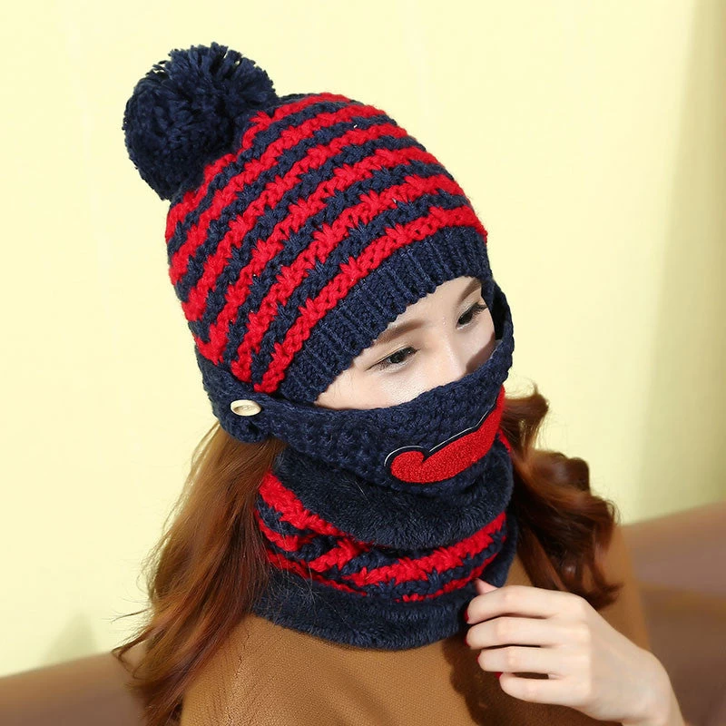 Men Warm Hats Beanie Hat Winter Knitting Wool Hat For Unisex Caps Lady Beanie Knitted Caps Women's Hats Outdoor Sport Warm - Image 7