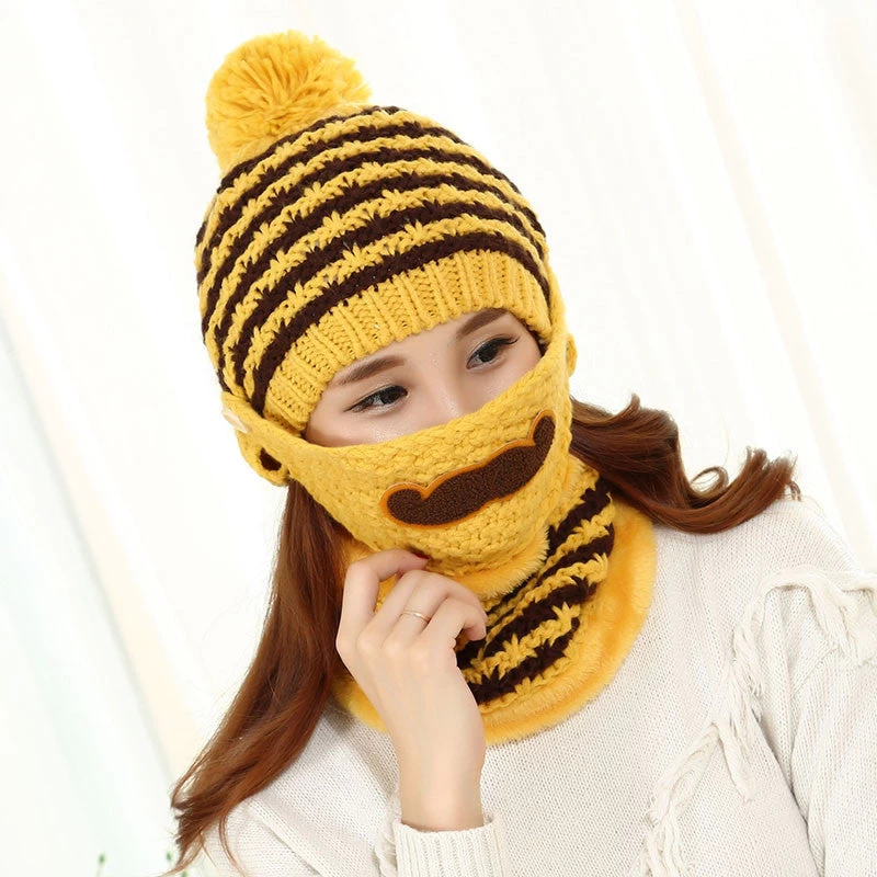 Men Warm Hats Beanie Hat Winter Knitting Wool Hat For Unisex Caps Lady Beanie Knitted Caps Women's Hats Outdoor Sport Warm - Image 9