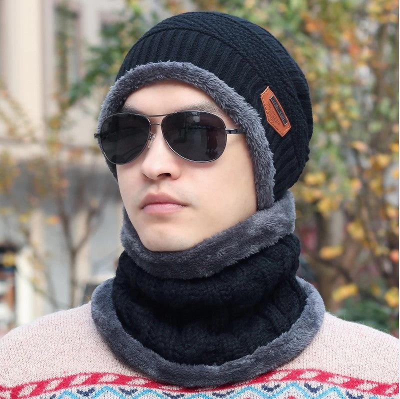 Men Warm Hats Beanie Hat Winter Knitting Wool Hat For Unisex Caps Lady Beanie Knitted Caps Women's Hats Outdoor Sport Warm - Image 19