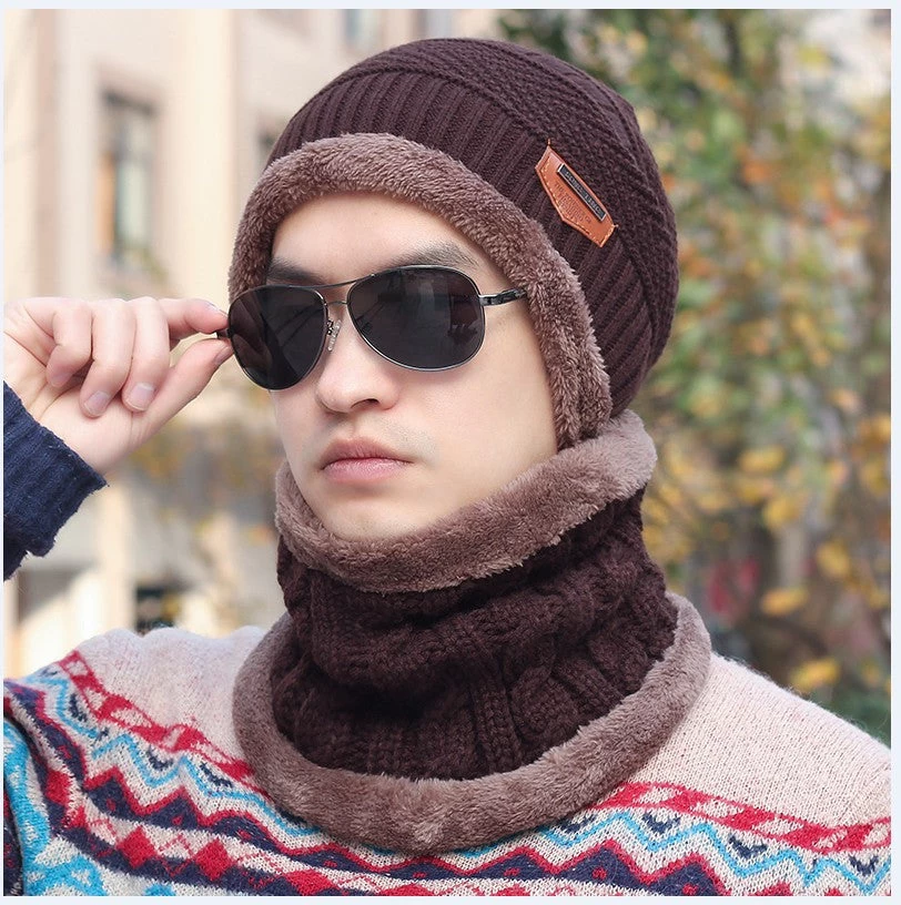 Men Warm Hats Beanie Hat Winter Knitting Wool Hat For Unisex Caps Lady Beanie Knitted Caps Women's Hats Outdoor Sport Warm - Image 17