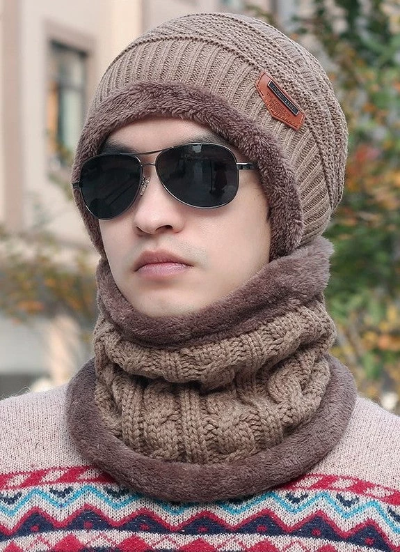 Men Warm Hats Beanie Hat Winter Knitting Wool Hat For Unisex Caps Lady Beanie Knitted Caps Women's Hats Outdoor Sport Warm - Image 2