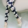Girls Leggings Children Leggings Spring Summer Print Color Skinny Kids Leggings For Girls Pants 18Colors