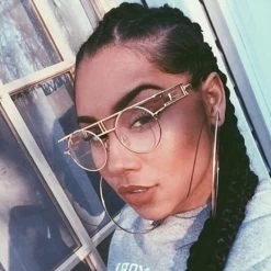 Quality Metal Frame Steampunk Sunglasses Women Designer Round Men Gothic Sun Glasses Vintage Eyeglasses Ss211