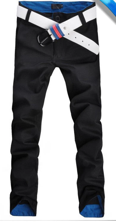 Men Pants Fashion Casual Pants Men High Cotton Mens Pants 12 Colors Size 28~36 - Image 5