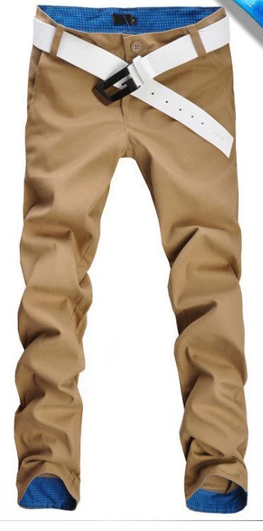 Men Pants Fashion Casual Pants Men High Cotton Mens Pants 12 Colors Size 28~36 - Image 4