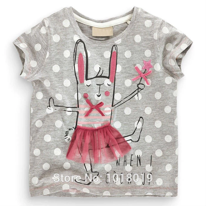 Baby Girls T-Shirts Clothing Children Toddler Kids Clothes Short Tees T Shirts Girls Summer - Image 20