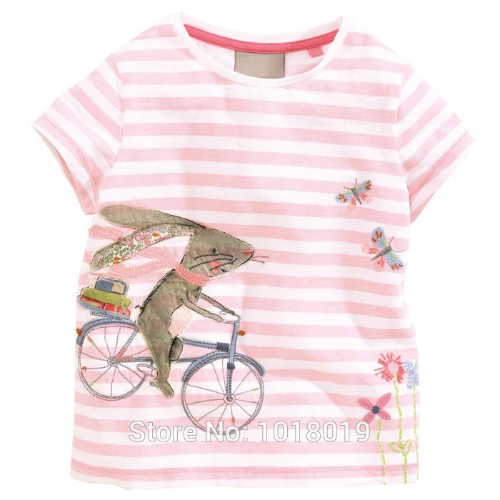 Baby Girls T-Shirts Clothing Children Toddler Kids Clothes Short Tees T Shirts Girls Summer - Image 4